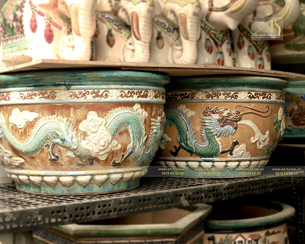 Chậu giả cổ - Art Home Ceramics Company - Công Ty TNHH Một Thành Viên Nhà Đẹp Bình Dương